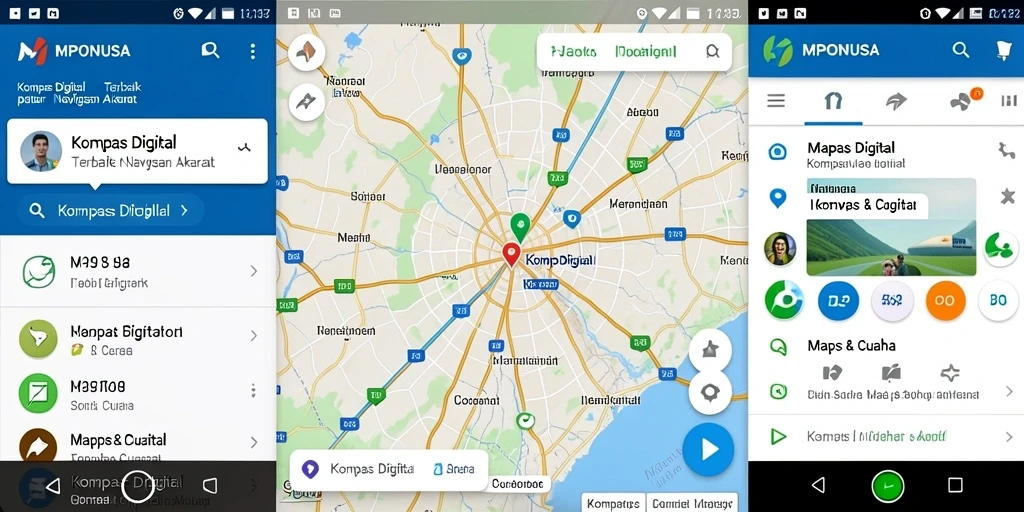 Antarmuka pengguna aplikasi MPONUSA yang intuitif dan informatif.