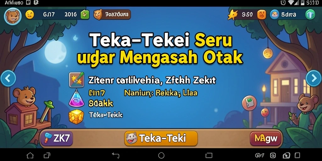 Tampilan antarmuka <strong>ZK7</strong> dengan teka-teki yang menantang.